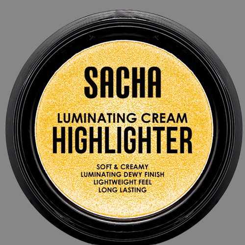 Sacha Luminating Cream Highlighter Design by ogiedesign™