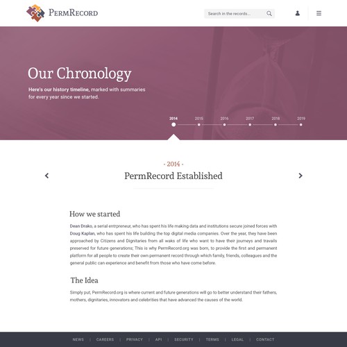 Show the world the most important personal knowledge base of all time Design by Mark Calvin