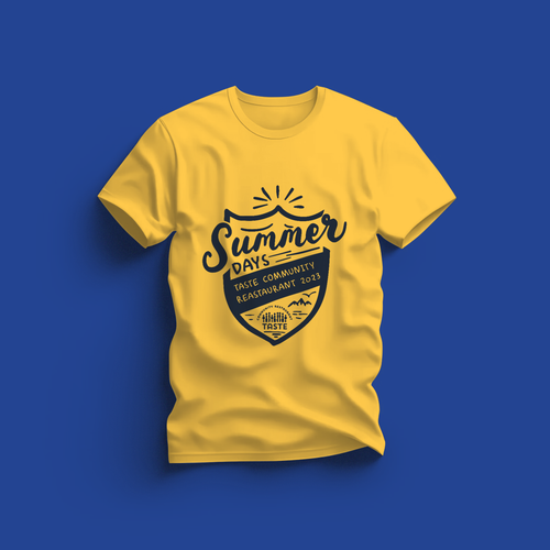 Summer Camp T-Shirt Design by Mozarella