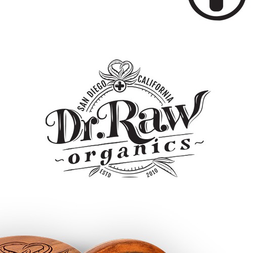 'Dr.Raw' - Organic Cannabis Products Logo Design réalisé par markomavric