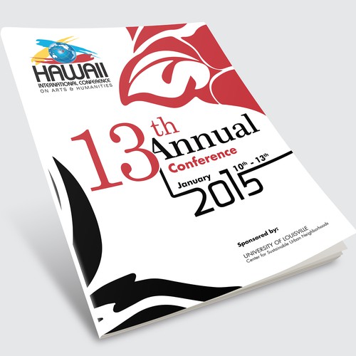 Hawaii Arts & Humanities Conference Program Cover! Design by CreativeDannyDesign