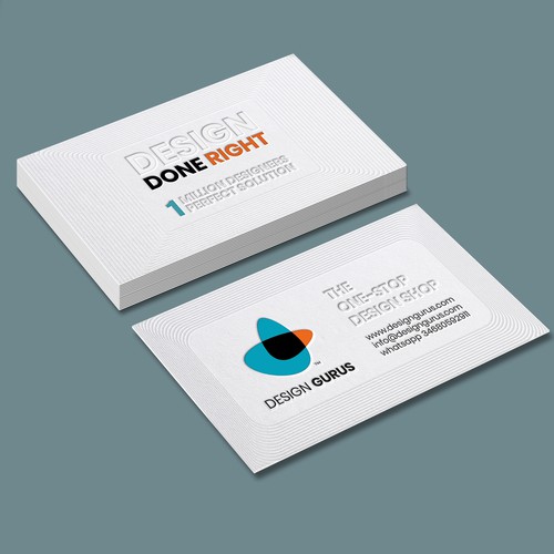 fastdesign86さんのBusiness Card for DesignGurus.comデザイン