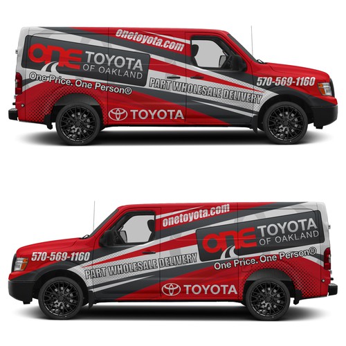 One Toyota Nissan Full wrap Design by aricaturrash