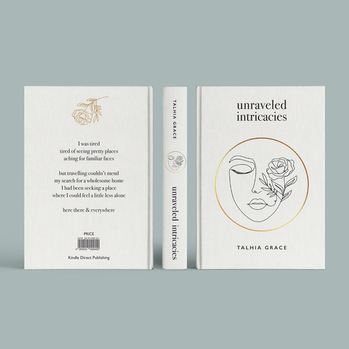 Create an authentic book cover for a collection of poems Design by DINJA