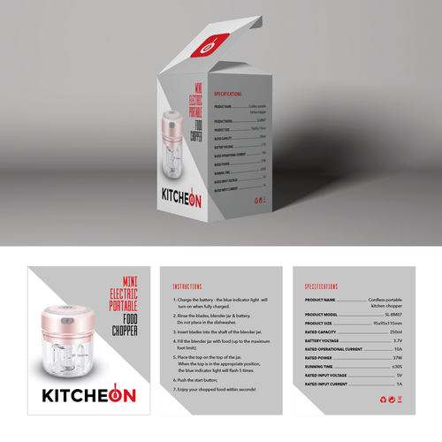 Love to cook? Design product packaging for a must have kitchen accessory! Réalisé par Kat.Fil