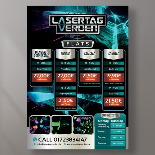 Postal, flyer o impreso propuesta en el concurso por Dzhafir