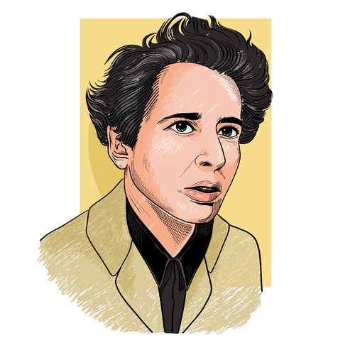 Hannah Arendt illustriert デザイン by Yoky Artistic