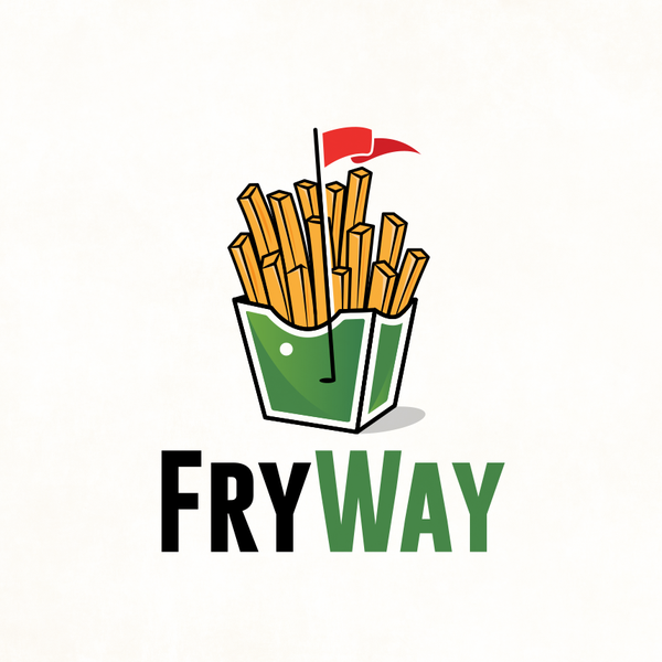 Design by airdesigns24 titled "FryWay is a food truck located at Par & Pour in our outdoor space logo"