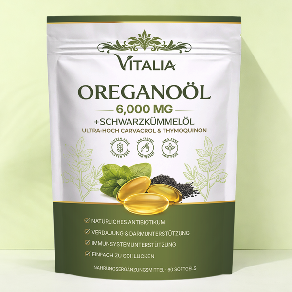 OREGANOÖL 6000 mg + Schwarzkümmelöl