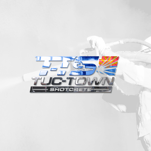 Industrial theme logo with a combination of company name & image for a Shotcrete company in Arizona Design by Insfire!