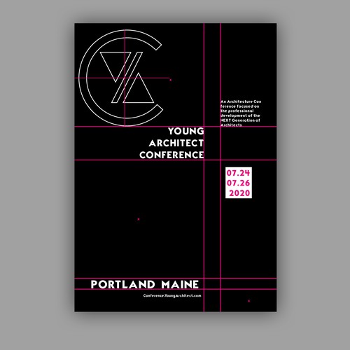 Poster Design for Millennial Architecture Conference Design by Platinum club