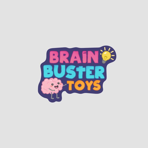 Brain Buster Toys Logo & Social Media Contest. Design by BrainstormingDsg