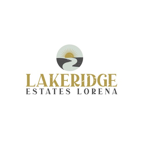 Lakeridge Estates Logo (New Housing Development in Lorena, TX) Design by Inventeour