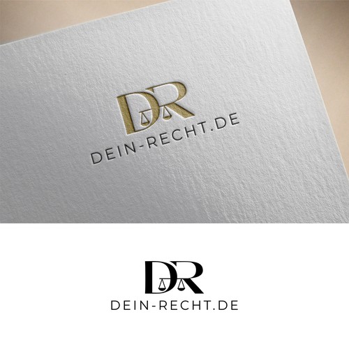 Logo for website of lawyer, social media, legal topics Design by knight brands™