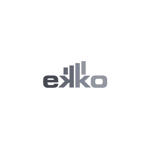 SIMPLE LOGO - ekko Letters then dm after Design by Raihan_Farooq