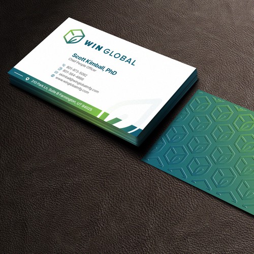 WIN Global Business Card Design-ontwerp door Budiarto ™