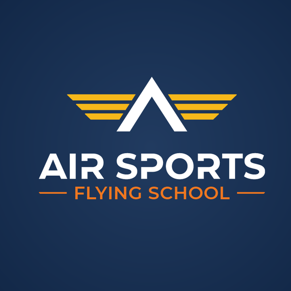 AirSports logo for flying school