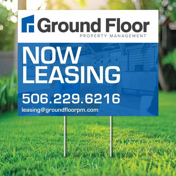 Design by Harmi titled "Property SignBoard"