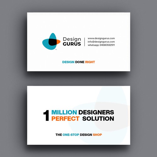 Xclusive16さんのBusiness Card for DesignGurus.comデザイン