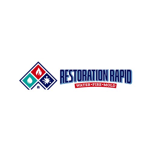 Logo for Restoration company! Design by BjoInk
