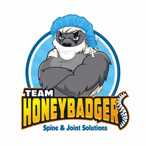 honey badger energy logo