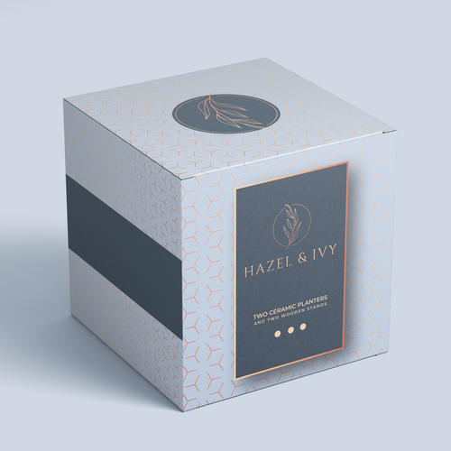 High end mid century modern planter and stand elegant box design Design by Purushotham49