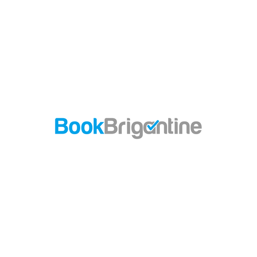 BookBrigantine.com Simple Vacation Rental Logo Design by kms*desen