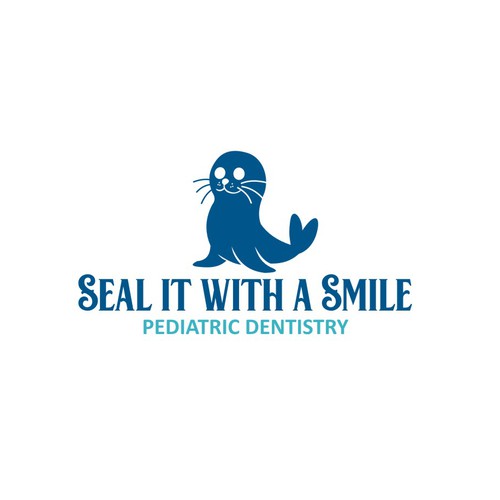 Modern and fun seal logo & branding package for new pediatric dentist! Diseño de nik007