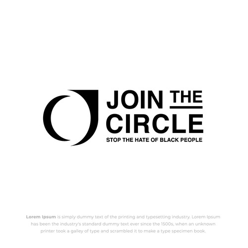 Anti racism logo Design by CreativeJAC