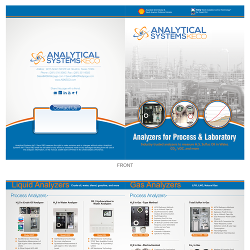 Create engaging product brochure that showcases our oil & gas products Design by Prima Nur Isditira