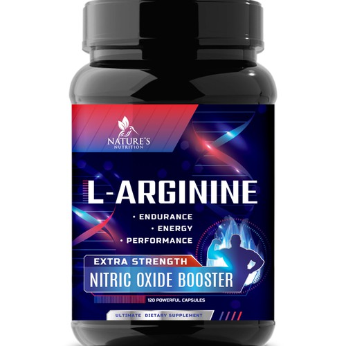 Powerful L-Arginine Capsules Design Needed for Nature's Nutrition Design by Wfemme