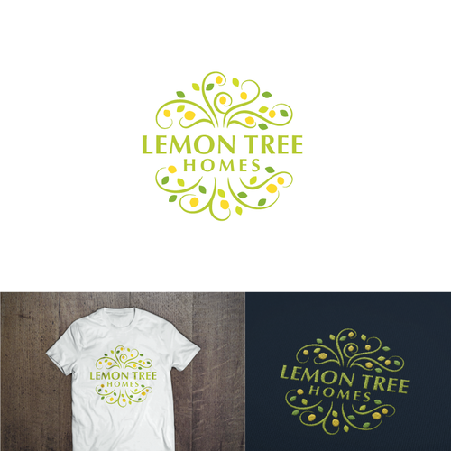 Lemon Tree Houses Logo Folegandros Island Resort in Greece! Design by NHawk