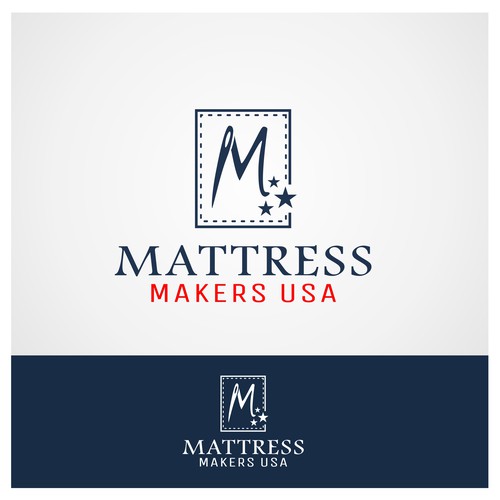 Logo design for b2b USA mattress company Design by ArtBeats