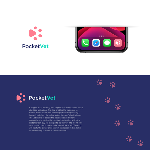 Create a logo for a disrupting mobile vet company Design by Marin M.