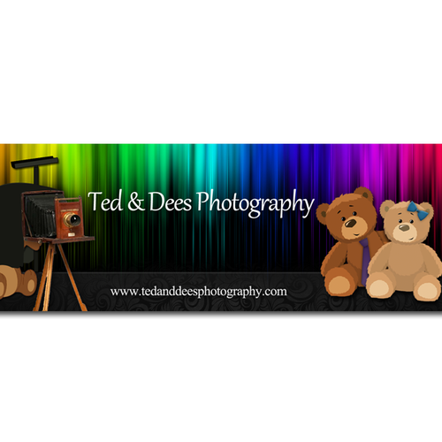 banner ad for Ted & Dees Photography Réalisé par Adr!an..