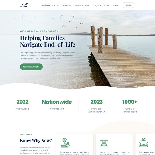 Fake Tech Startup in the Funeral Industry Seeking Website Design Design by ⚡️unbox.style⚡️