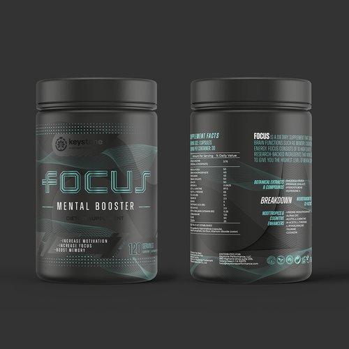 Label for a new supplement brand Design by Menna_77