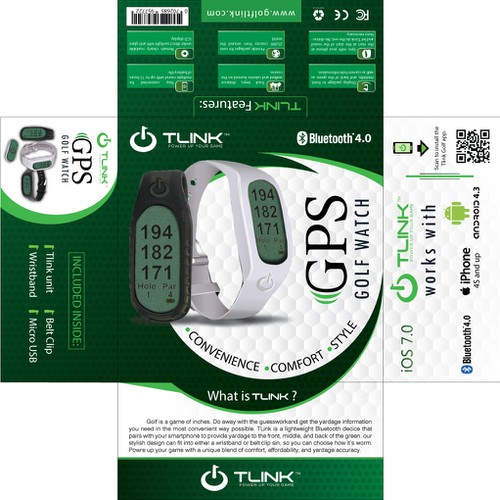 Tlink gps clearance golf watch