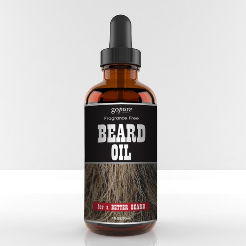 コンペ「Create a High End Label for an All Natural Beard Oil!」のデザイン by Shark1@さん 