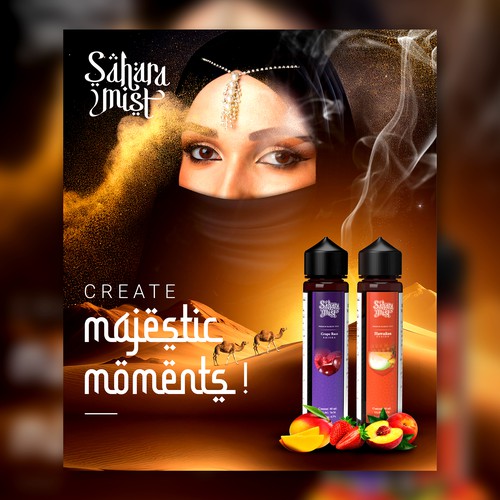 Design for Trade Show Posters for Vape Products Design by Mahiofficial™