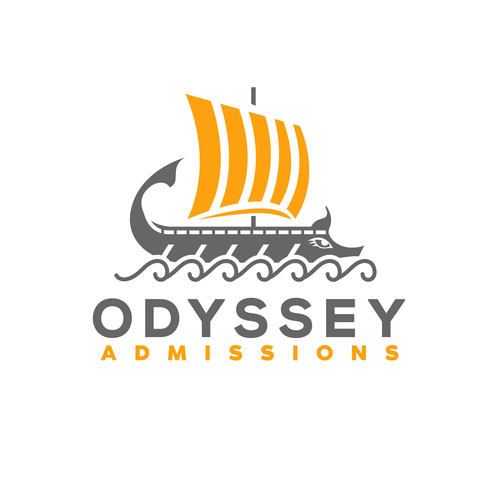 Modern visual of the "The Odyssey" (boat, Greek mythology, etc.) Réalisé par lostfortydesigns