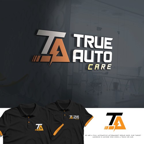 "Comprehensive logo for a modern auto shop that is entering the EV world" Design by Brazuca Studio