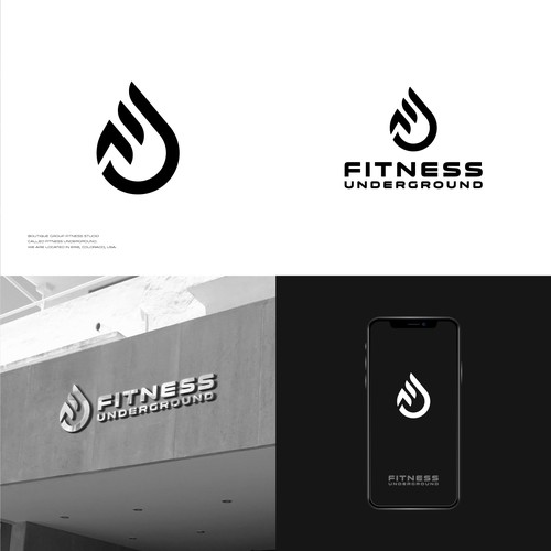 Simple boutique fitness logo Design by Anut Bigger