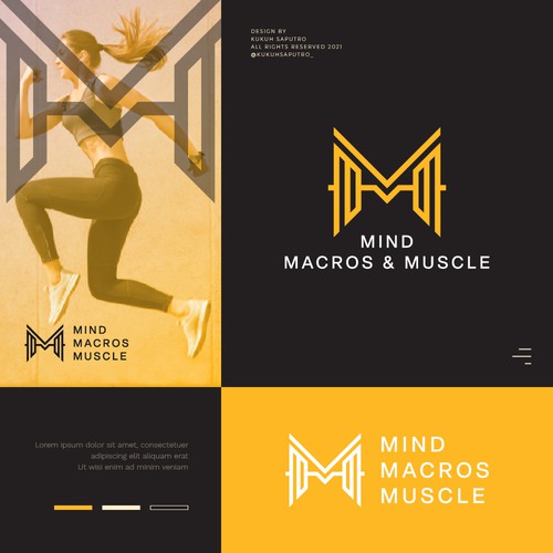 Design a new brand logo for online nutrition and fitness coaching Design by Kukuh Saputro Design