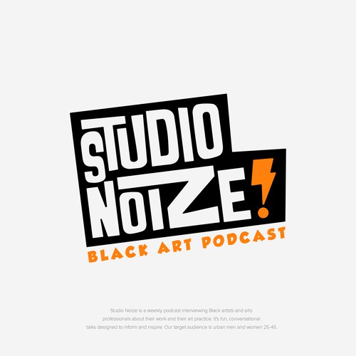 Podcast logo for Black art podcast Design von smitadesign