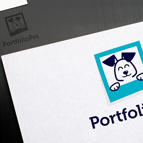 Design logo for custom made digital art of your furry friends- PortfolioPet Design by Natalia FaLon