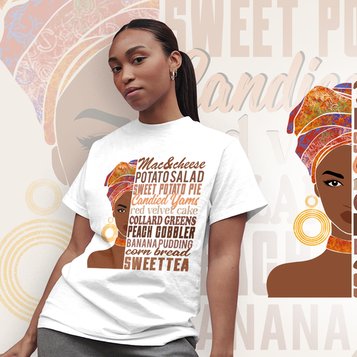 Soul Food/Foodie Themed T-Shirt Designs Design by MaryRay