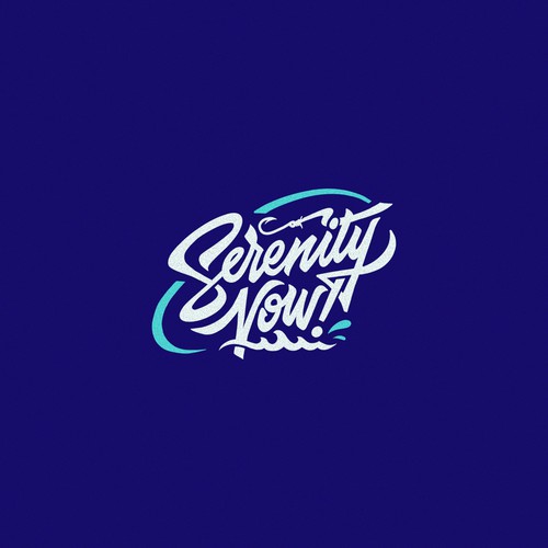 Boat Name Logo    ( Serenity Now! ) Design by Mister Doodle