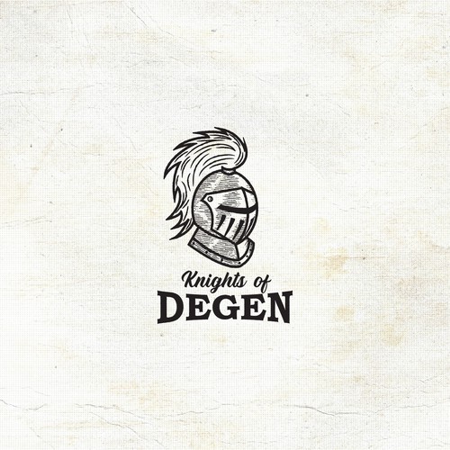 "Knights of Degen" Logo and Branding Design by Alex Redwood