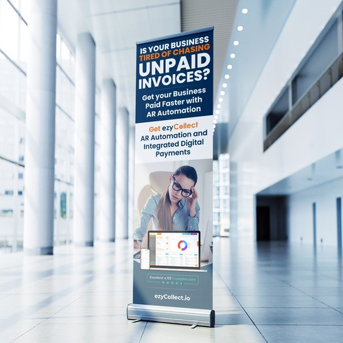 B2B Saas Pull Up Banner for Trade Show Diseño de icon89GraPhicDeSign